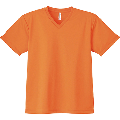 4.4オンス ドライVネック Tシャツ